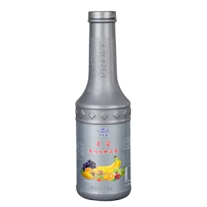 1.2 Kg Banana Jam Fruit Puree With Pulp Mango Concentrate Flavor Syrup for Bubble Tea Ingredients