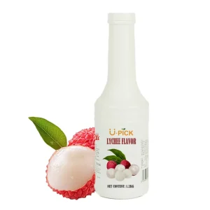 1.2kg Concentrated Lychee Fruit Puree Syrup Special Juice Beverage for Milk Tea Shop Fruit Flavor Thick Puree for Food Additives