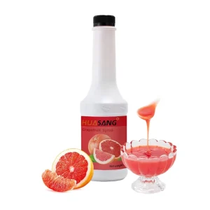 1.2kg Red Grapefruit Fruit Juice Syrup Concentrate For Drinks Boba Bubble Tea Ingredients Milk Tea Raw Material Supplier