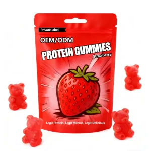 10 19g Protein Energy Management Fruit Flavored Protein Gummies