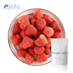 100% Natural Bulk Price OEM Package Freeze Dried Strawberry Fruit Without Sugar