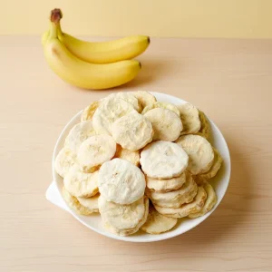 100% Natural FD Freeze Dried Bananas Healthy Dried Fruit Snacks in Bulk Bags