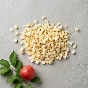 100% Natural Freeze Dried Apple Dices Sweet Taste Food Raw Material Bulk Order No Preservative for Drink