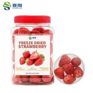 100% Natural Freeze Dried Fruit Snack Dried Fruits Packaging Dry Fruits Freeze Dried Fruit Whole Strawberry