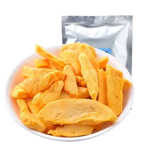 100% Natural Freeze Dried Mango Sweet Taste Fruit Snacks and Vegetables No Added Sugar Packaged in Bag