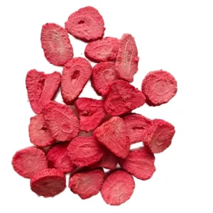 100% Natural Freeze Dried Strawberries Slices for Tea Bag Mix Healthy Crispy FD Strawberry Flakes for Yogurt Topping