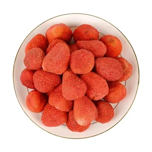 100% Natural Freeze-Dried Strawberry Baked Crispy Dried Fruit Slices Sugar-Free Additive-Free Ready to Eat Fruit Jerky