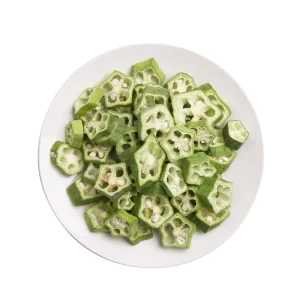 100% Natural High Quality Freeze Dried Okra Mixed Fruit Gumbo Healthy FD Fruit and Vegetables Packaged in Bulk and Bags