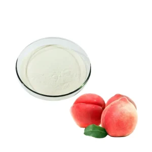 100% Natural Peach Fruit Juice Powder Concentrate Extract Drum Packaging MOQ 1kg
