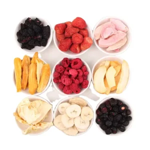 100% Natural Pure Frozen Dried Fruits New Harvest Raspberry Mango Strawberry Pineapple Peach Mango Banana FD Fruits Mixed