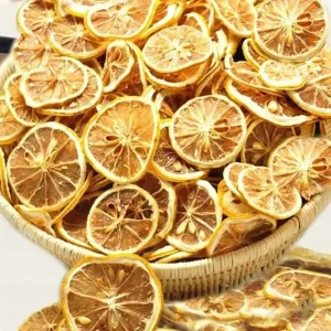 100% Natural Yellow Freeze Dried Lemon Slices