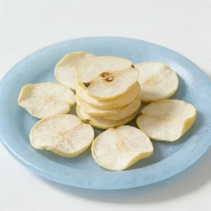 100% Pure Freeze Dried Pear Sliced No Added Sugar & Preservatives Crispy Natural Fruit Chips for Healthy Snacks