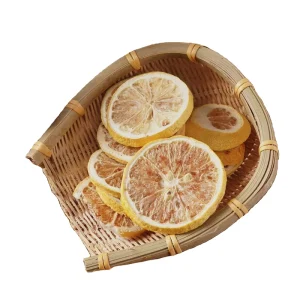 100% Pure Natural Chinese Factory Freeze Dried Lemon Slices Bulk for Tea FD Fruits