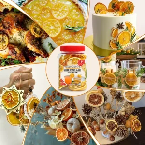 100% Pure Natural Premium Grade Sweet Bulk AD Syrup Preserved Dried Fruit Dried Orange Slices for Tea Cocktail Cake Decoration