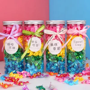 110g Customizable Thousand Paper Crane Hard Candy Fruity Flavor Confectionery in Box for Kids Party