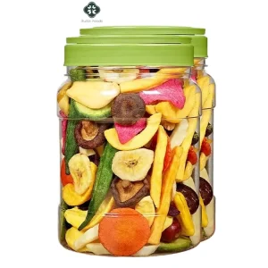 12 Kinds Mixed Flavor Crispy Fruit Freeze Dried Banana Kiwi Slices FD Figs Crispy Fruit and Vegetable