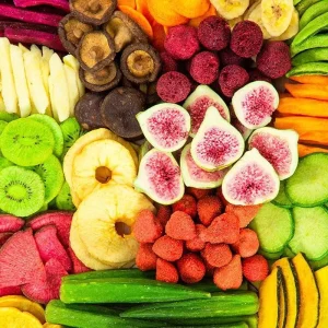 12 Types High Quality Fried Sweet Hard Dried Vegetables & Fruits Ready to Eat Mix FD VF Dried Fruit Slices Leisure Food