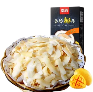 12months Shelf Life Fruit Vegetable Snacks Dried Coconut Mango Chips Manufacturer