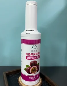 1L Passion Fruit Concentrated Juice Fruit Pulp Jam Milk Tea Pearl Syrup Sugary Bottled