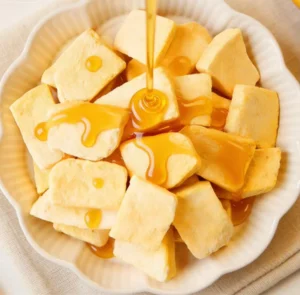 1kg Bulk Freeze-Dried Sliced Mango Sweet Tasting Fruit Preserved with Water 12 Months Shelf Life