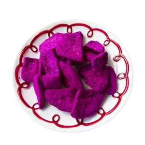 1kg Dragon Fruit Sweet Hard Crispy Sugar Free Freeze Dried Fruit Snack in Bag