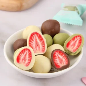 1kg Freeze Dried Fruit Freeze Dried Strawberries Chocolate with Frozen Dryed Fr Dried Fruit with Sweet Cooling
