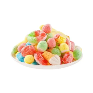 1kg Freeze Dried Sour Candy Mini Crush Fruit Flavored Sweets with Icing Decoration Halal Certified Bulk OEM Snack