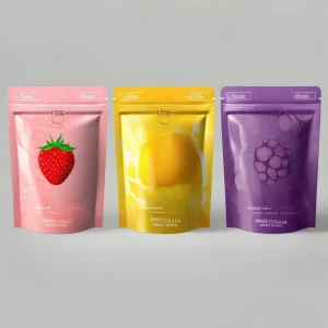 1oz 2oz 4oz Custom BOPP Food Grade Stand up Pouch Resealable Zipper Odor Proof for Nuts Pet Food and Milk