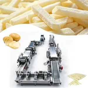 2000kg/h French Fries Production Line Automatic Commercial Potato Production Line French Fry Production Line