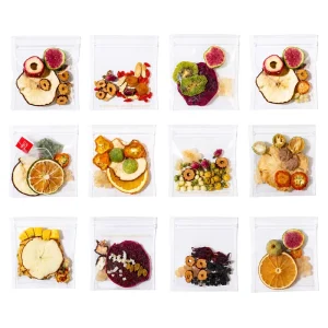 33 Flavors Iced Brew Fruit Tea Mix 15g Dried Papaya Lime Kiwi Kumquat Chrysanthemum Flower Grapefruit Custom Fruit Recipe