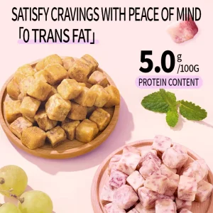 35g Crispy Taro Dices with Crab Roe Seasoning Direct Manufacturer Tasty Baked Snack From China
