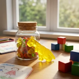 3D Dinosaur Shaped Gummy Candy Mixed Fruit Flavored Dino Gummies