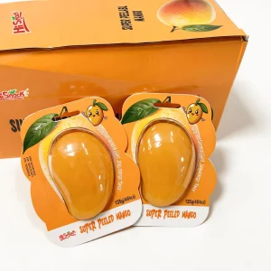 3D Giant Peelable Real Fruit Flavor Multi Colored Sweet Juice Gummy Candy