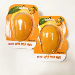 3D Gummy Candy Big Size Peeled Gummy Jumbo 3D Fruit Peeling Candy