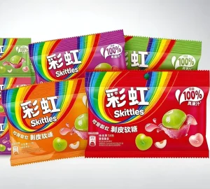 3D Peeling Soft Gummy Candy Sweet Fruity Flavor Cartoon Shape Multi Colored 50g Bag Ready to Eat 12 Months Shelf Life