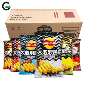 40g Potato Strips Healthy Fruit Vegetable Snacks Fried Salty Taste Semi Soft Texture Packaged Bags