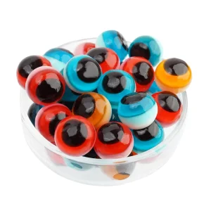4D Soft Candy Jelly Halloween 3D Eyeball Gummy Candy Halal Fruit