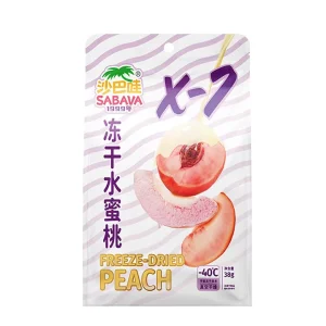 50G Bulk FD Freeze Dried Sweet Pink Peach Fruit Snacks Natural Fruit Flavor No Sugar Added OEM 12 Months Shelf Life