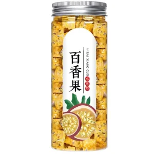 55g Canned Passion Fruit Tea Natural Freeze Dried Cubes for Tea Shops and Bulk Resale