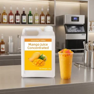 5Kg Mango Juice Concentrated Fruit Flavored Syrup for Bubble Tea Smoothie Slush Fruity Tea Ingredients Brands Milk Tea Shop
