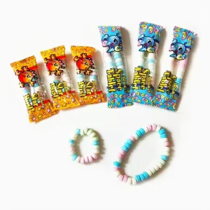 7g Fruity Glucose Compress Bracelet Necklace Candy Dextrose Sugar Tablet
