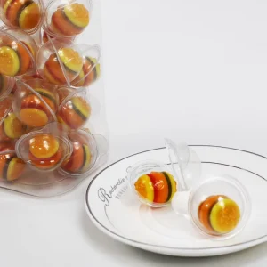 8g Bulked Packing Hamburger Soft Candy Fruit Soft Candy Gummy Candy Sweets with Passette