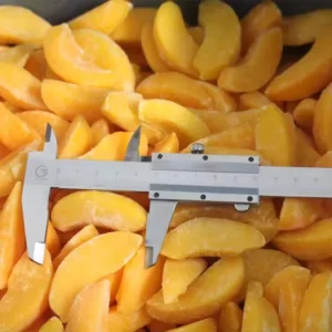 A Factory IQF Yellow Fruit Brix No Worm Frozen Yellow Peach Slice For Canned Food