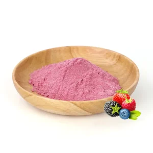 AMULYN 5 in 1 Organic Superfood Freeze Dried Mixed Berry Powder (Strawberry Cranberry Acai Berry) Drum Food Grade Herbal Extract