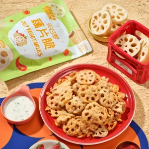 All Natural Low Carb Sugar Free Hyposaline No Preservatives Crispy Snack Hot Spicy Flavor Lotus Root Crisps
