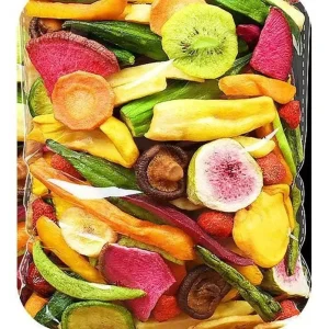 Asian Snacks 250G Plastic Bottle Dry Food Freeze dried Mixed Fruits Kiwi Fig Banana Strawberry Red Dates Apple Freeze dried Mixed Fruits