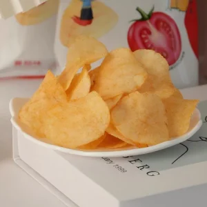 Asian Snacks Baby Potato Chips Exotic Chips Tomato Flavor Fried 30 g