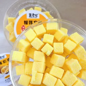 Asian Snacks Snacks Mango Coconut Cake Small Cube Sugar Soft Candy Wedding Fruit Flavor Soft Candy Casual Snacks Candy