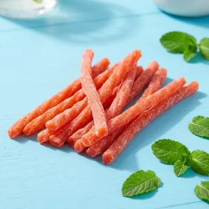 Assorted Fruit Flavored Twisted Licorice Sticks Bulk Gummy Rope Sour Sanded Sweets OEM Supplier