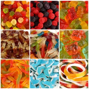 Assorted Fruity Flavored Halal Bulk Gummy Candy BRC ISO Certified Chewy Candy Manufacturers Custom OEM ODM